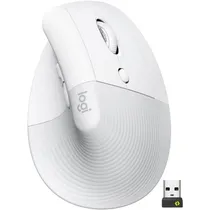 Mouse Wireless Logitech Lift MR0094 910-006469 4000DPI Ajustável/6 Botões/Bluetooth - Branco