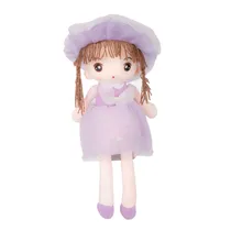 Muñeca de Paño Rojo/Rosado/Lila