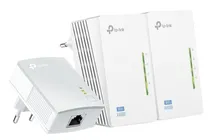 Extensor de Cobertura Wifi TP-Link TL-WPA4220T Kit AV600 Powerline Bivolt Branco