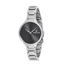 Relogio Analogico Feminino Daniel Klein Fiord DK12196-6 - Prata e Preto