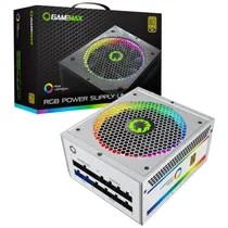 Fonte 850W Gamemax RGB-850 766029 Gold F-Mod White