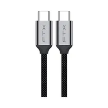 Cable USB FTX USB-C A USB-C 100 W CT-C160-PU31-CMCM2-AG2 2 Metros Negro/Gris