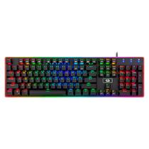 Teclado Gaming Ratri K595RGB/RGB Black Switch (Ingles) - Preto