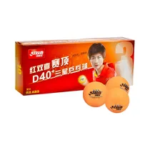 Pelota de Ping Pong DHS CD40C 10 PCS Naranja