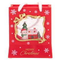 Bolsa c/Luz e Musica Cenário de Natal.11CMX 10CM