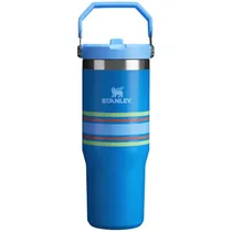 Garrafa Térmico Stanley The Iceflow Flip Straw Tumbler de 887 ML - Azure Mesh