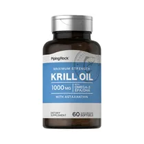 Suplemento Piping Rock Krill Oil 1000MG 60 Softgels