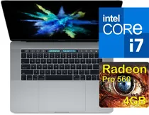 Apple Macbook Pro 2018, 15", i7, 16GB Memoria, 512GB SSD, 4GB Video, *Touchbar, Grade B