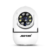 Câmera de Segurança Jortan JT-8172HJS Indoor / IP44 / 360º / Wifi / Microfone / Alarma / Detecção Humana / Visao Noturna / App Yoosee - Branco