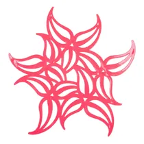 Suporte para Panela Acrílico Rosa Escuro