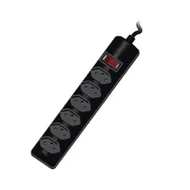 Filtro de Linha Satellite A-R04 6 Tomadas - Preto (Padrão Brasil)