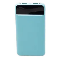 Carregador Portátil Bakcup Power / 2 USB-A / Power Bank / 20000MAH / 2A - Verde Claro