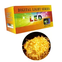 Luzes Pisca Pisca Natalina 500LED 50M Amarelo 110V