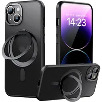 Estojo Protetor Smart Vision para iPhone 14 Backet Shell 360 - Preto