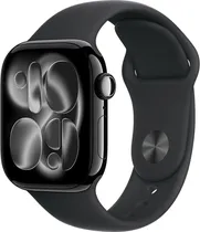 Apple Watch S11 (GPS) Caixa Alumínio Jet Black 42MM Sport Band Black M/L (Caixa Feia)
