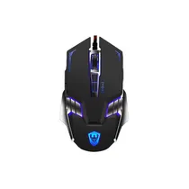 Mouse Satellite A-GM05 RGB USB 5 Botões Gamer Preto