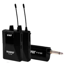 Microfone Prosper P-6190 Sem Fio Profesional VHF