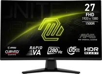 Monitor MSI 27" Mag 274CXF Full HD Curvo 0.5MS/280HZ DP/HDMI Preto  Monitor MSI...