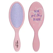 Cala Acs de Beleza Wet-N-DRY Detangling Plastico Diseño Ergonómico Rosado