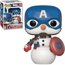 Funko Pop Marvel Holiday Captain America Snowman 532