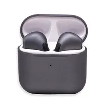 Fone de Ouvido Sem Fio 4 TWS com Bluetooth - Cinza
