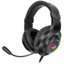 Headset Gaming Redragon Hylas H260RGB com USB/3.5 MM para PC - Preto