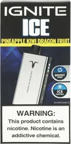 Vape Descartável Ignite V400 Ice Pineapple Kiwi Dragon Fruit 40000 Puffs