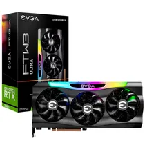 Placa de Video EVGA FTW3 Ultra Gaming 12GB Nvidia Geforce RTX3080 GDDR6X 12G-P5-4877-KL 384BITS 1800MHZ, 1XHDMI, 3XDISPLAYPORT  Placa de Vi...