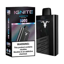 Pod Descartável Ignite V80 Black Blueberry Ice 8000 Puffs