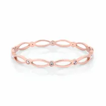 Pulseira Feminina Daniel Klein DKB.7.2055-3 de Aço Inoxidável - Rosa Ouro