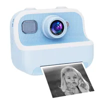 Camera para Criança Printing M8 / 2.4" / 1000MAH / Inclui Papel Termico (3 Peças) - Azul Claro