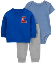 Conjunto Carter's 1Q428610 - Masculino (3 Peças)