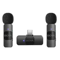 Microfone Boya BY-V20 Wireless USB-C (2TX+1RX)