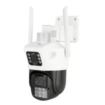 Câmera de Segurança IP IPF-09 - 3MP - Wi-Fi - 2 Antenas - Branco e Preto