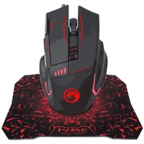Mouse +Mousepad Marvo G909+G1 Gaming USB Preto  Mouse +Mous...