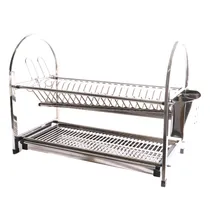 Escorredor para Louças Inox 64CM Comprimento 44CM Altura 31CM Fundo