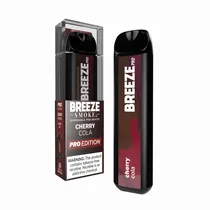 Vape Pod Descartável Breeze Pro Edition 2000 Puffs 6ML / 5% Nic / 1.000MAH - Cherrry Cola