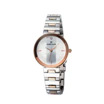 Relógio Analógico Feminino Daniel Klein Premium DK11955-3 - Prata/Rosa Ouro