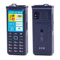 Celular Luo LU-M18 Tela 2.4", Quad Sim, FM, Super Game, 6800 Mah, Câmera - Azul Escuro
