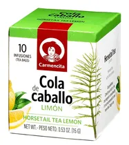 Chá Carmencita Rabo de Cavalo com Limão (10 Unidades)