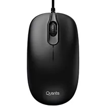 Mouse Óptico Quanta QTMO10 com 1200DPI/USB - Preto