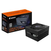 Fonte Redragon Gigabyte Aorus Elite GP-AE850PM PG5 Ice ATX 850W 80 Plus Platinum Full Modular - Preto