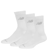 Meias New Balance Performance Basic LAS95363 - Branco (3 Pares)