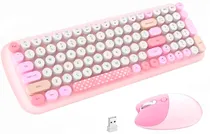 Teclado e Mouse Sem Fio Candy Plus SMK-646M3AG (Ingles)