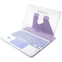 Capa + Teclado Magnético para iPad de 10.2" 4LIFE FL102360CTDP - Dark Purple (Inglês)