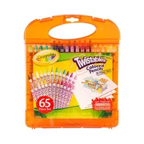 Kit Escolar Crayola Twistables Colored Pencils 04-5225 65 Piezas
