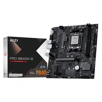 Placa Mae MSI Pro B840M-B DDR5 Socket AMD AM5 Chipset B840 Micro ATX  Placa Mae M...