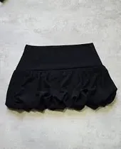 Wuarani Pollera Fem Volado Simple 100065 (T) XL Negro