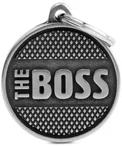 Medalha de Identificação Myfamily Bronx Círculo Grande "The Boss" Losango CE01CROL