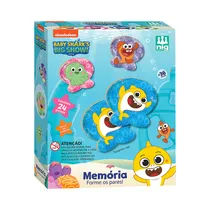 Juego de Memoria Nig Brinquedos Baby Shark's Big Show 0747 24 Piezas